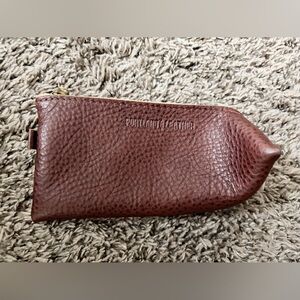 Portland Leather Rich Brown Leather Pouch